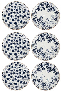 Cookinglife Morgenmadstallerkener / Desserttallerkener Fleuris ø 19 cm - 6 styk