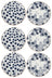 Cookinglife Morgenmadstallerkener / Desserttallerkener Fleuris ø 19 cm - 6 styk