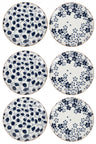 Cookinglife Morgenmadstallerkener / Desserttallerkener Fleuris ø 19 cm - 6 styk