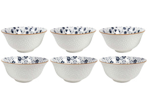 Cookinglife Suppeskåle / Skåle Fleuris ø 16 cm - 6 stk.