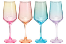 Cookinglife Gekleurde Wijnglazen Garden Party 380 ml - 4 Stuks