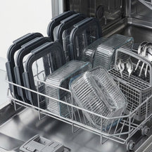 Cookinglife Glas Opbevaringsbokse Boro Lines 1.5 Liter - 2 Stykker