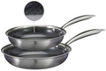 Cookinglife Koekenpannenset HexaCook - Hybride Pan 2-Delig ø 24 & 28 cm - NON STICK - egnet til alle varmekilder - keramisk non-stick belægning