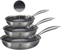 Cookinglife Koekenpannenset HexaCook - Hybride Pan 3-delig ø 20, 24 & 28cm - NON STICK - geschikt voor alle warmtebronnen - keramische anti-aanbaklaag