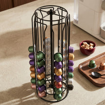 Cookinglife Koffiecupholder Nespresso Sort - Drejbar - 60 Kopper