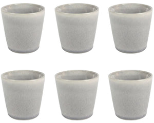 Cookinglife Kaffeekopper / Senseo kopper – Breeze Grå – 200 ml – 6 stk.
