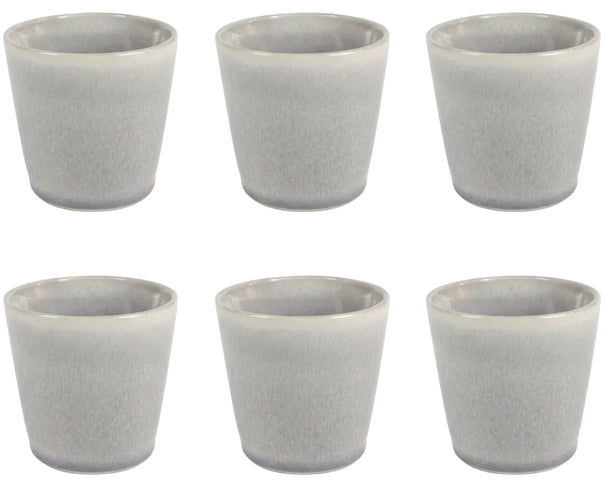 Cookinglife Kaffeekopper / Senseo kopper – Breeze Grå – 200 ml – 6 stk.