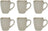 Cookinglife Kaffeekopper Linen Beige 340 ml – 6 stk.