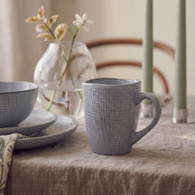 Cookinglife Kaffeekopper Linen Grå 340 ml – 6 stk.