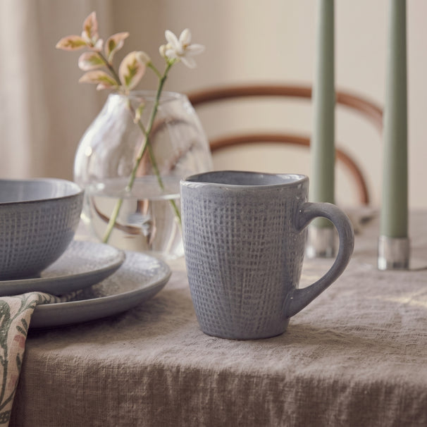 Cookinglife Kaffeekopper Linen Grå 340 ml – 6 stk.