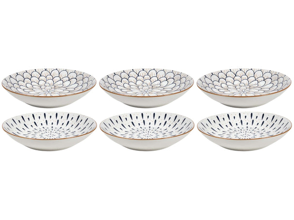 Cookinglife Dybe Tallerkener / Pastatallerkener Noria ø 20 cm - 6 stk.