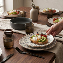 Cookinglife Morgenmadstallerkener / Desserttallerkener Noria ø 19 cm - 6 stk.