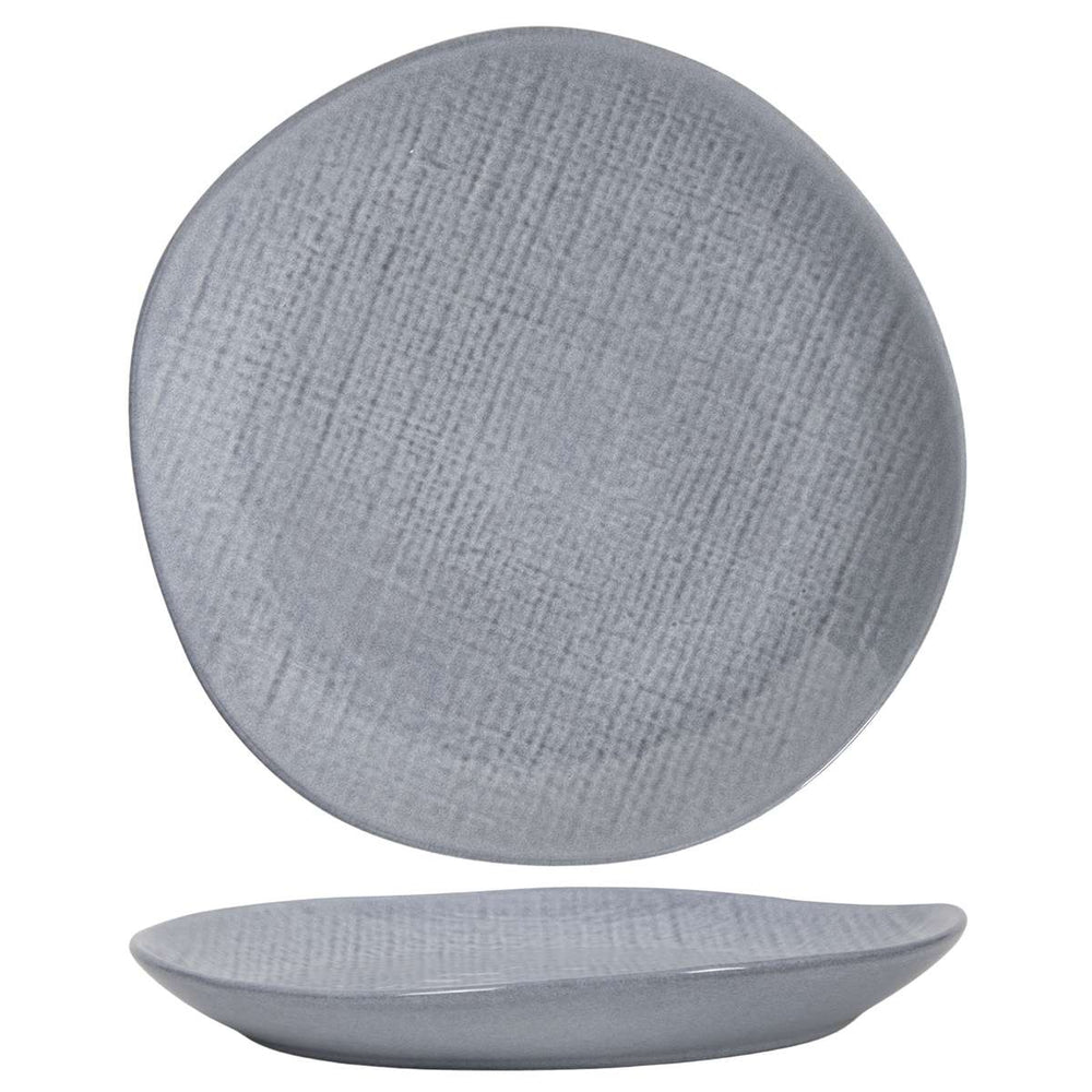 Cookinglife Morgenmadstallerkener / Desserttallerkener Linen Grå ø 21 cm – 6 stk.