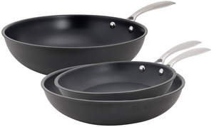Cookinglife Pannenset Revolt 3-delig - Wokpan ø 28 cm + Koekenpan ø 24 & 28 cm - geschikt voor alle warmtebronnen - keramische anti-aanbaklaag