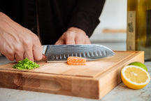 Blackwell knivsæt (Santokumes + grøntsagskniv/Nakiri) Damascus