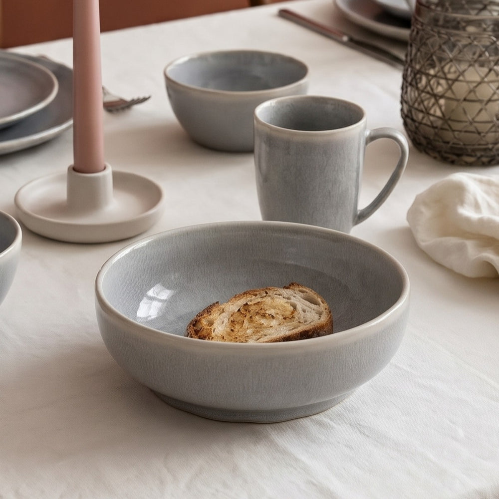 Cookinglife Soepkommen / Kommen Breeze Grijs ø 17 cm – 6 stuks