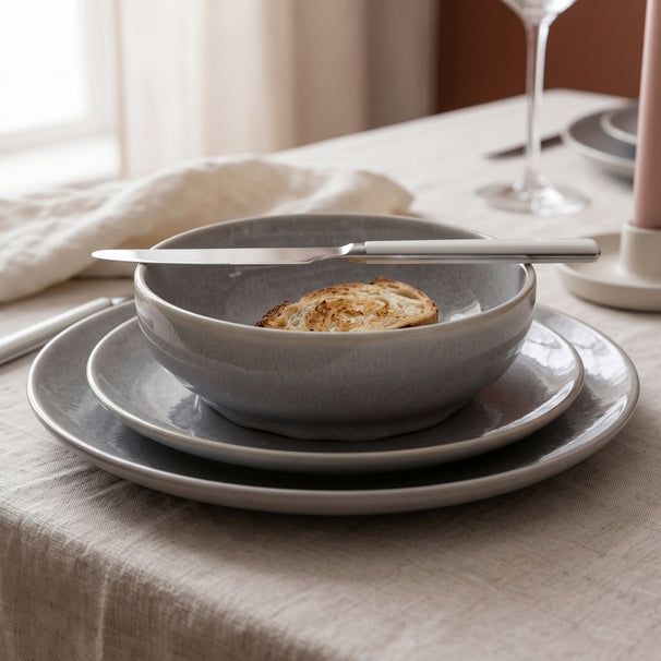 Cookinglife Suppeskåle / Skåle Breeze Grå ø 17 cm – 6 stk.