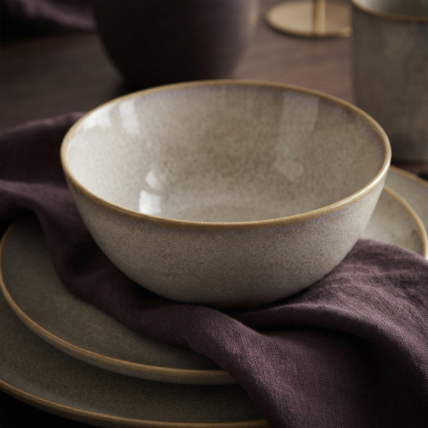 Cookinglife Suppeskåle / Skåle Linen Beige ø 15 cm – 6 stk.