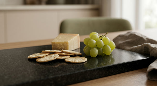Cookinglife Serveerplank / Borrelplank Graniet Zwart - 40 x 30 cm