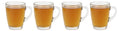 Cookinglife Theeglazen met Oor - 300 ml - 4 Stuks