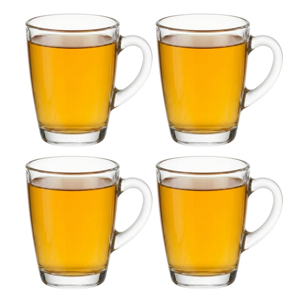 Cookinglife Teeglas med Øre - 300 ml - 4 Stykker
