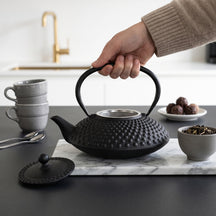 Cookinglife Teapot - Gussejern - Sort - 1 liter