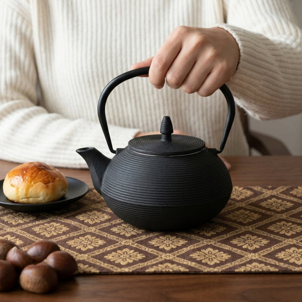 Cookinglife Theepot Sakura Tea Gietijzer Streep 800 ml