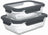 Cookinglife Glas Opbevaringsbokse Lines 1 Liter + 1.5 Liter - 2 Stykker