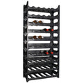 Vinstativ Stapelbar Sort - Plast - 60 flasker - 10 stk.