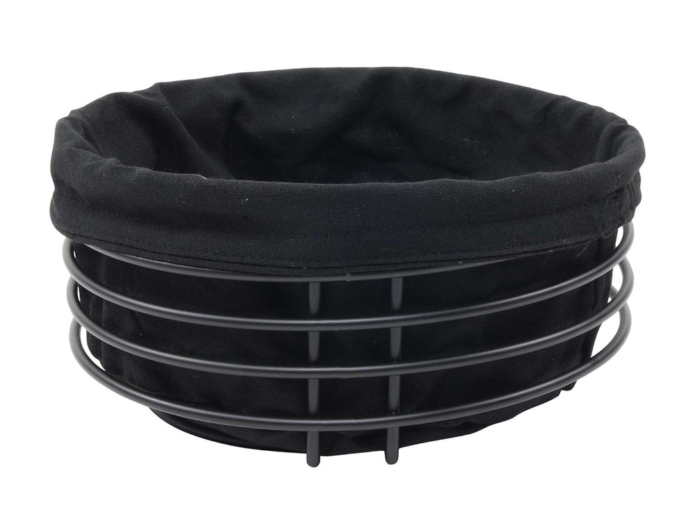 Cookinglife Brødkurv Sort Metal ø 23 cm