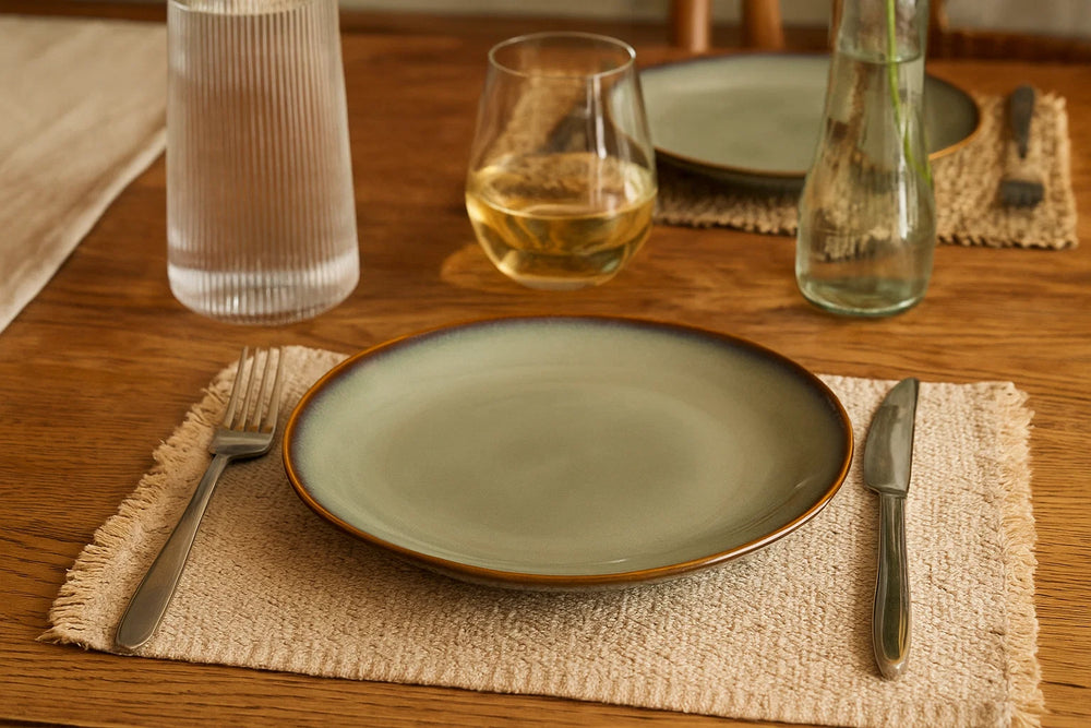 Cookinglife Dinerborden Sabi Grøn ø 26 cm - 6 Stykker