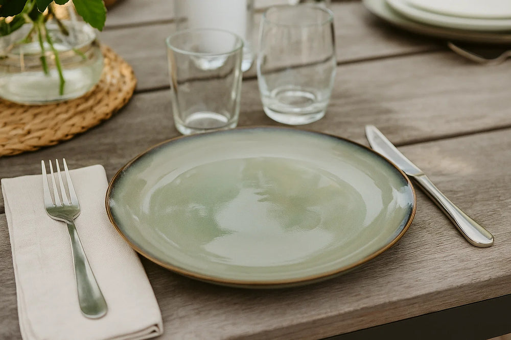 Cookinglife Dinerborden Sabi Grøn ø 26 cm - 6 Stykker