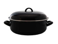 Cookinglife Braadpan med deksel - Emaille - Cooking - ø 22 cm / 2 Liter - geëmailleerde anti-aanbaklaag