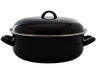 Cookinglife Braadpan med deksel - Emaille - Cooking - ø 28 cm / 6 Liter - geëmailleerde anti-aanbaklaag