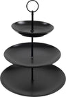 Cookinglife Etagère sort ø 16, 21 & 26 cm - 3-lags - 32 cm høj