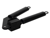 Cookinglife Knoflookpers Zwart 19 cm - Knoflookpers for frisk hvidløg - Nem at rengøre - Solidt RVS pressegedele - Komfortable plastik håndtag - Holdbar og stilfuld - 190 x 50 x 30 mm - Køkkenredskaber - Køkken tilbehør