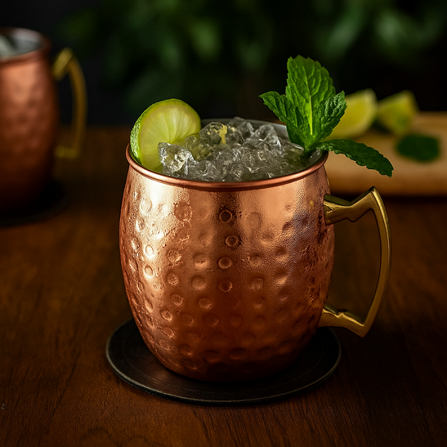 Cookinglife Moscow Mule Cocktailbecher - Kobber - 500 ml - 6 Styk