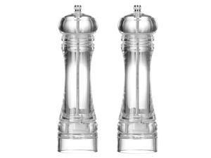 Cookinglife Peber- og Saltmølle Sæt Rocca Transparent - 21,5 cm
