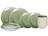 Cookinglife Serviesset Serene Green 12-delig / 4 personer - 4 middagstallerkener, 4 morgenmadstallerkener og 4 skåle