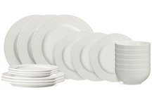 Cookinglife Serviesset Siaki New Bone - Porcelæn - 18-delt
