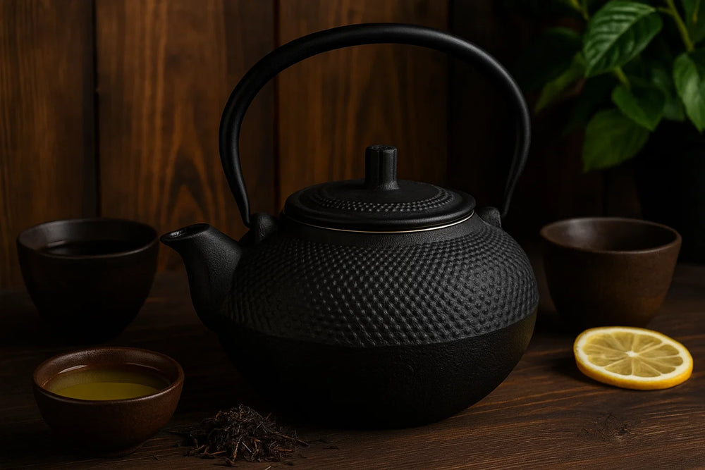 Cookinglife Theepot - Gietijzer - Sort - 1.5 liter