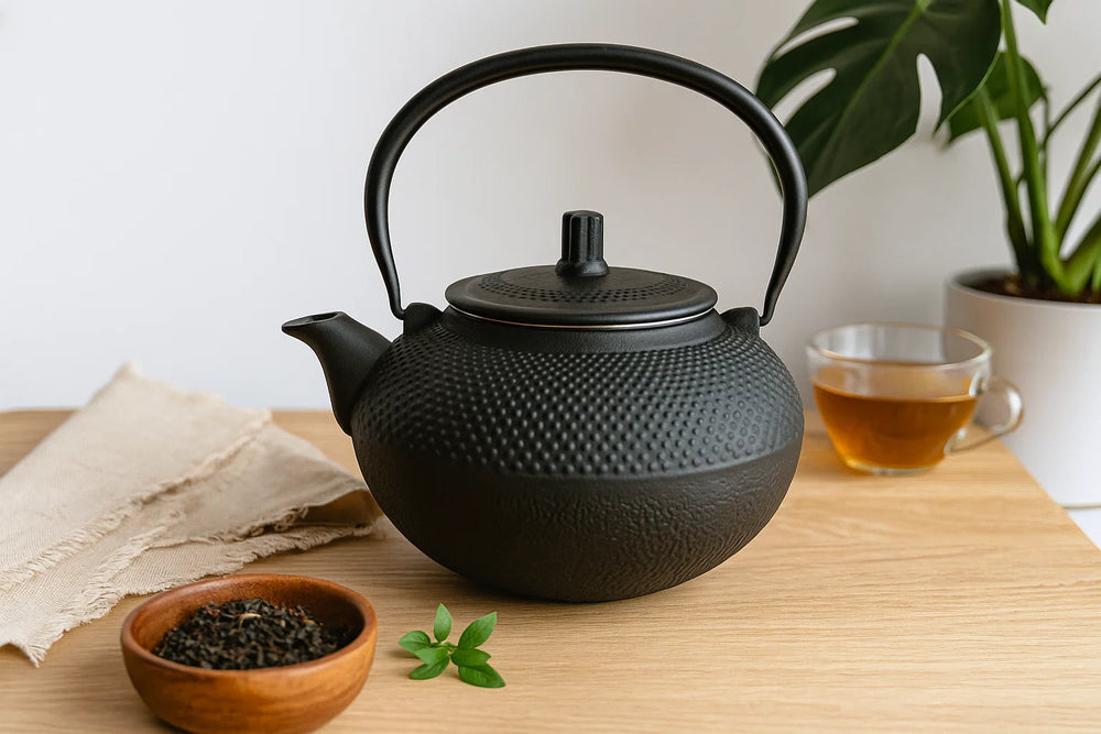 Cookinglife Theepot - Gietijzer - Sort - 1.5 liter