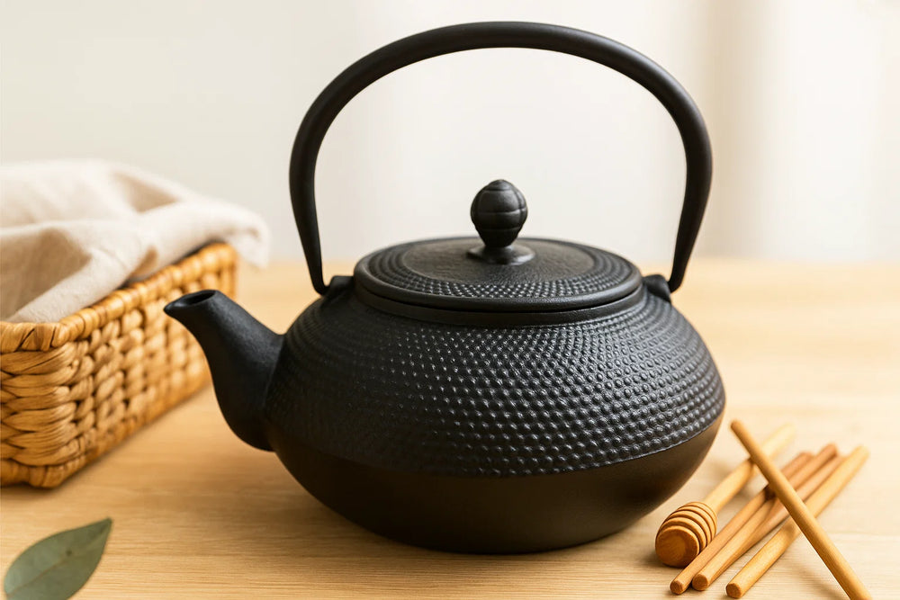 Cookinglife Theepot - Gietijzer - Sort - 800 ml