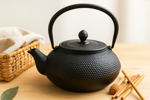 Cookinglife Theepot - Gietijzer - Sort - 800 ml