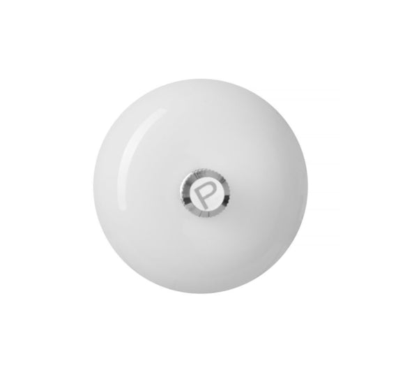 Cookinglife Zoutmolen Rocca Hvid Blank - Keramisk Mølle - 21.5 cm