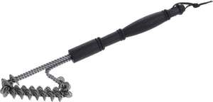 Cookinglife BBQ Rengøringsbørste Fire & Flavour RVS 40 cm - Rengøringsbørste med Sort Håndtag
