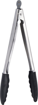 Cookinglife BBQ Tang Fire & Flavour RVS 32 cm - BBQ Tool med Sorte Håndtag