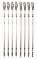 Cookinglife BBQ Spiezen Fire & Flavour RVS 41 cm - Sæt med 8 Grill Spyd