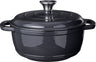 Cookinglife Braadpan med deksel - Heritage Cast Gietijzer - Grå - ø 22 cm / 2.4 Liter - emaljeret non-stick belægning