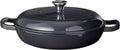Cookinglife Braadpan med deksel - Heritage Cast - Gietijzer - Grå - ø 30 cm / 2.6 Liter - emaljeret non-stick belægning